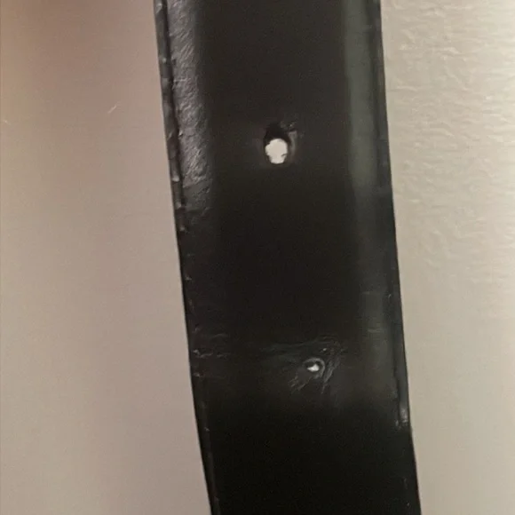 Men’s Genuine Leather Dark Blue Belt Size 52 Iguana - Picture 12 of 12